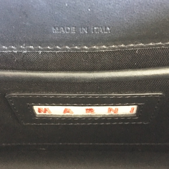 SOLD Marni ☻ Titan Bag ☻︎ Twisted Handle Convertible Clutch Satchel Bag ☻ - Picture 10 of 17